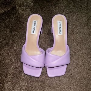 Steve Madden Lilac Sway Heeled Slide NEVER WORN